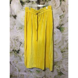 Monki Yellow Mini Skirt